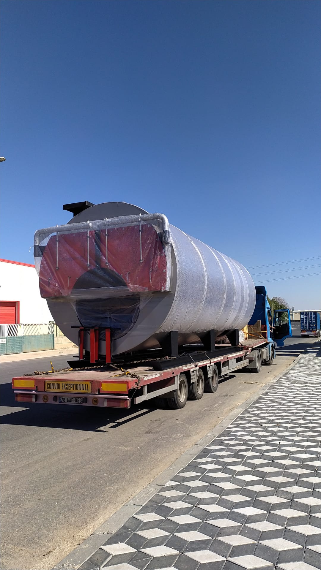 Gaziantep-Amerika Kızgın Buhar Kazanı Sevkiyatı